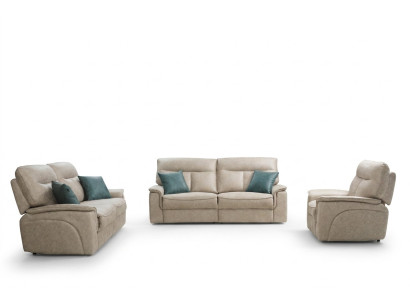 Designerski zestaw sofowy 3 sztuki nowoczesne meble tapicerowane do salonu w komplecie