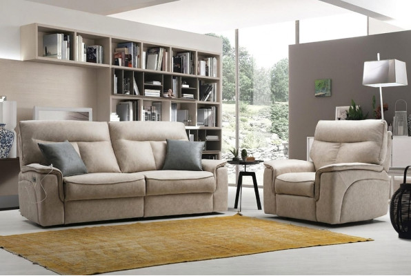 Zestaw do Salonu Sofa Trzyosobowa Sofa Nowoczesna Sofa Fotel Meble Projektowe Meble tapicerowane