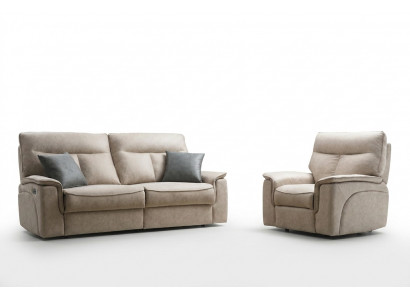 Zestaw do Salonu Sofa Trzyosobowa Sofa Nowoczesna Sofa Fotel Meble Projektowe Meble tapicerowane