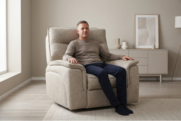 Fotel Design Modern Podkładka Luxury Siedziba Relaks Living Room Meble tapicerowane
