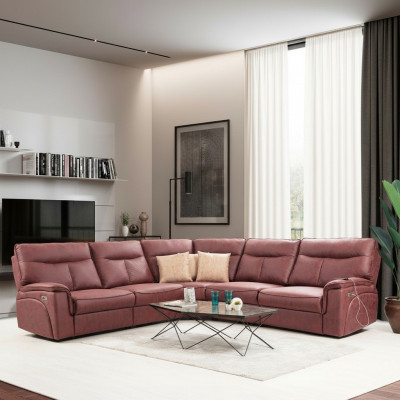Narożnikowa kanapa Modern Relaks Siedziba Luxury Meble Salon Sofa Kanapa Kształt L Nowość