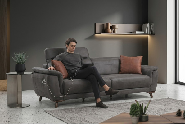 Luksusowa trzyosobowa sofa nowoczesne meble do salonu kanapa meble tapicerowane
