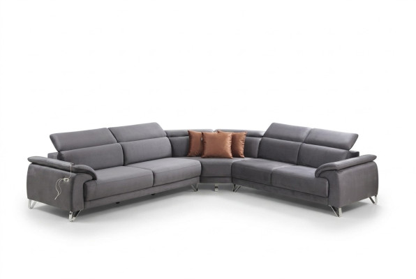 Sofa Kanapa Narożnikowa kanapa Sofa tapicerowana w kształcie litery L Meble do siedzenia Nowoczesne luksusowe meble do salonu