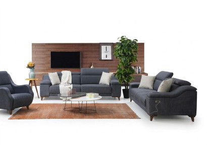Design Sofa Trzyosobowa Kanapa Podkładka Nowoczesne Sofy Włókiennicze do Salonu Nowe Meble