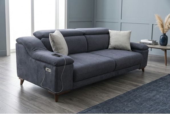 Sofa trzyosobowa kanapa salonowa Meble tapicerowane włókiennicze Modern Meble Nowe