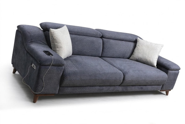 Sofa trzyosobowa kanapa salonowa Meble tapicerowane włókiennicze Modern Meble Nowe