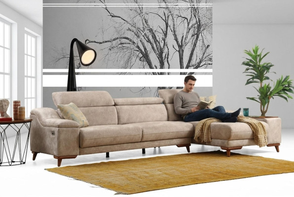 Design Narożnikowa kanapa Sofa do Salonu w kształcie litery L Kanapa Nowoczesny Salon Nowe Meble