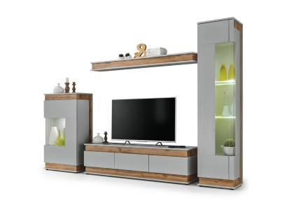 Zestaw do Salonu Szafka RTV Nowa Półka Luxury Möbe Modern Design Jednostka ścienna