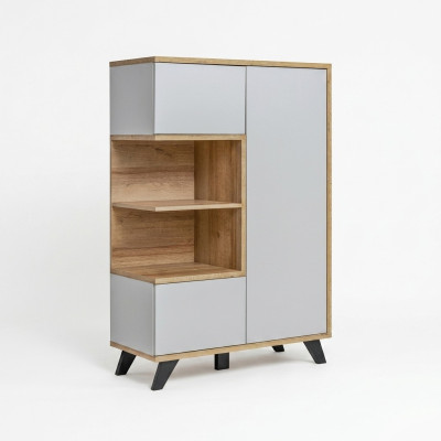 Salon Półka na książkę Drewno Szafka biurowa Półka Luxury Drewno Meble Design