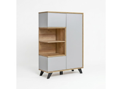 Salon Półka na książkę Drewno Szafka biurowa Półka Luxury Drewno Meble Design