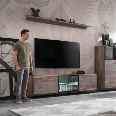 stojak TV Nowoczesna Półka Salon Design Umeblowanie Jednostka ścienna Meble