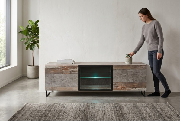 Luksusowy Stojak TV Nowoczesny Design Umeblowanie Salonu Drewno Meble Nowość