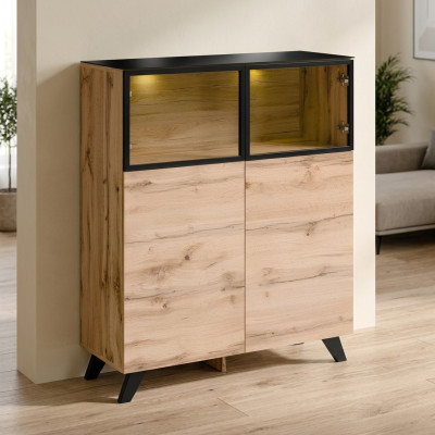 Gablota Meble do Salonu Szafa Drewno Meble Luksusowy Nowoczesny Design
