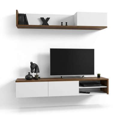 Jednostka ścienna półka ścienna Nowoczesny design stojak TV wyposażenie salonu nowe