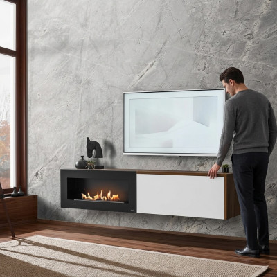 Szafka RTV Komoda Salon Drewno Luksusowe Meble Nowoczesny Design Nowość