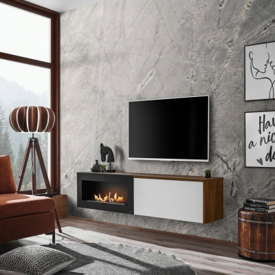Szafka RTV Komoda Salon Drewno Luksusowe Meble Nowoczesny Design Nowość