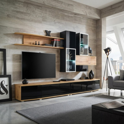 Projektant Jednostka ścienna Nowoczesny Design Salon Luksusowe Meble Ściana Półki Nowe