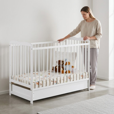 Designerskie łóżka dziecięce Modern Meble Łóżko Biały żłobek nowe umeblowanie