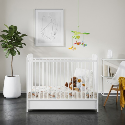 Designerskie łóżka dziecięce Modern Meble Łóżko Biały żłobek nowe umeblowanie