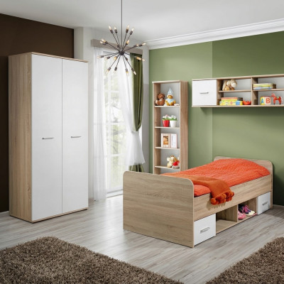 Kompletny komplet żłobek Stolik nocny Designerskie Łóżko Modern Szafa Meble