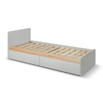 Nowoczesne łóżko do pokoju młodzieżowego Drewno Design Sypialnia Drewno Meble