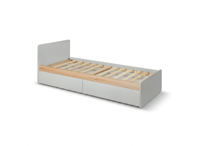 Nowoczesne łóżko do pokoju młodzieżowego Drewno Design Sypialnia Drewno Meble