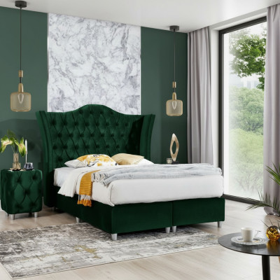Sypialnia Łóżko Szafki nocne Kompletny zestaw mebli designerskich Luksusowe meble