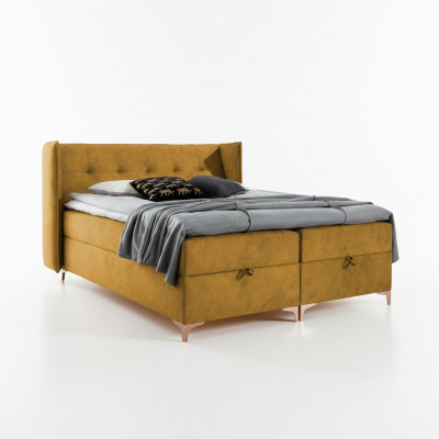 Łóżko 160x200cm luksusowe designerskie Meble Sypialnia Łóżko skrzyniowe podwójne nowe