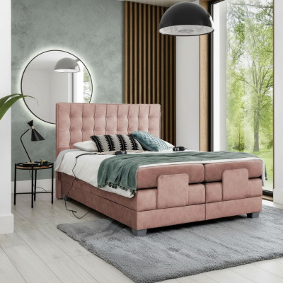 Łóżko 160x200cm Umeblowanie Sypialnia Łóżko tapicerowane Włókienniczy Modern Meble Nowość