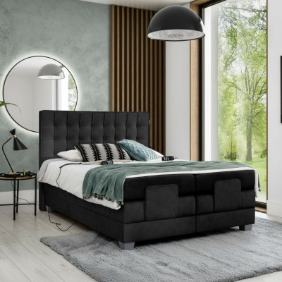 Łóżko skrzyniowe Łóżko tapicerowane Meble tapicerowane Luksusowe łóżko Sypialnia Modern Design Nowość
