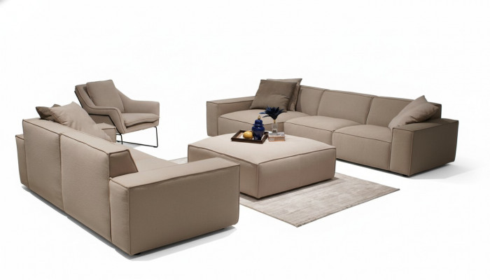 Zestaw mebli do salonu 4 sztuki luksusowe meble Zestaw sofowy design Narożnikowa kanapa