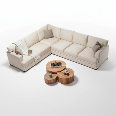 Narożnikowa kanapa projekt salonu Meble luksusowa sofa w kształcie litery L, nowoczesne meble