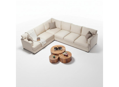 Narożnikowa kanapa projekt salonu Meble luksusowa sofa w kształcie litery L, nowoczesne meble