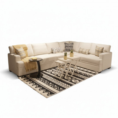 Narożnikowa kanapa Nowoczesna Sofa Kanapa w Kształcie L Salon Podkładka Meble Luxury