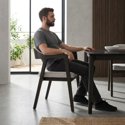 Fotel Modern jadalnia Krzesło z Podłokietniki Design New Meble