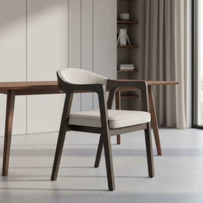 Fotel Modern jadalnia Krzesło z Podłokietniki Design New Meble