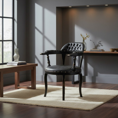 Luxury Design Podkładka Krzesło Podkładka Siedziba jadalnia Drewno Krzesło z Podłokietniki