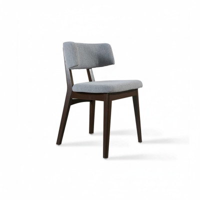Nowoczesne drewniane krzesło szare Krzesło jadalnia Design New Designer Furniture