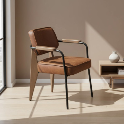 Krzesło do jadalni Luksusowe Krzesło z Podłokietniki Designerskie Nowe Meble Fotel