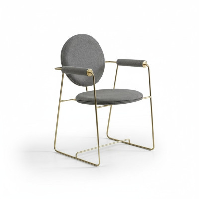 Krzesło do jadalni designerskie Krzesło z Podłokietniki Krzesło tapicerowane Modern Meble