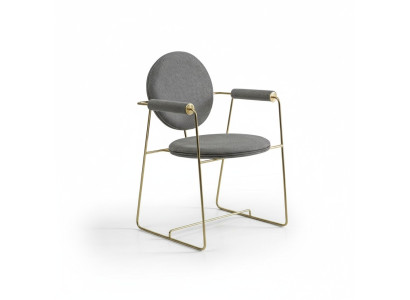 Krzesło do jadalni designerskie Krzesło z Podłokietniki Krzesło tapicerowane Modern Meble