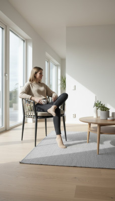 Designerski fotel luksusowy projektant Krzesło z Podłokietniki New Meble
