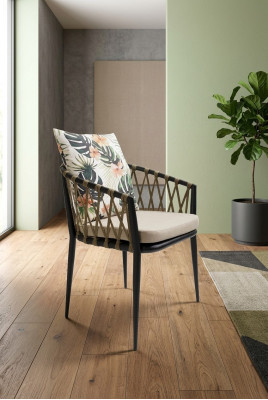 Designerski fotel luksusowy projektant Krzesło z Podłokietniki New Meble