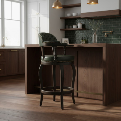 Hoker barowy Krzesło Design jadalnia Meble Nowoczesne Drewno Krzesło salon