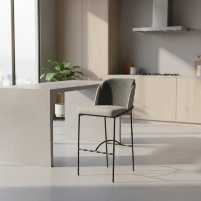 jadalnia Hoker Barowy Design Bar Krzesła Podkładka Krzesło Modern Grey
