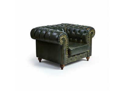 Сhesterfield Fotel Green Modern Design Siedziba Nowe umeblowanie pokoju dziennego