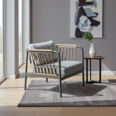Fotel Modern Grey Siedziba Salon Projektowanie Mebli Nowe Meble