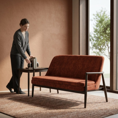 Designerska sofa dwuosobowa kanapa tapicerowana nowoczesne meble tapicerowane luksusowe