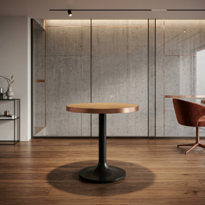 Stół obiadowy Okrągły jadalnia Luksusowe meble Nowoczesne Drewno Design stoły