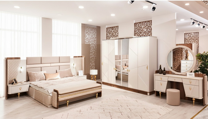 Luksusowa Toaletka z Lustro Nowoczesne Meble Sypialnia Design Meble